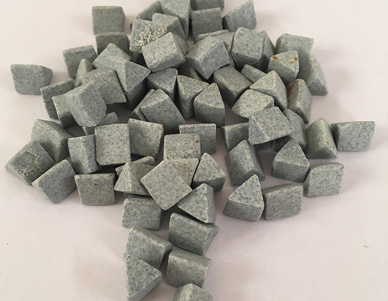 棕剛玉三角形研磨石3×3