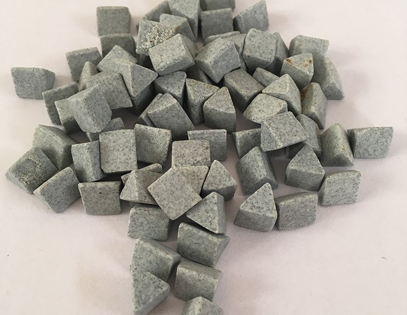 棕剛玉三角形研磨石3×3