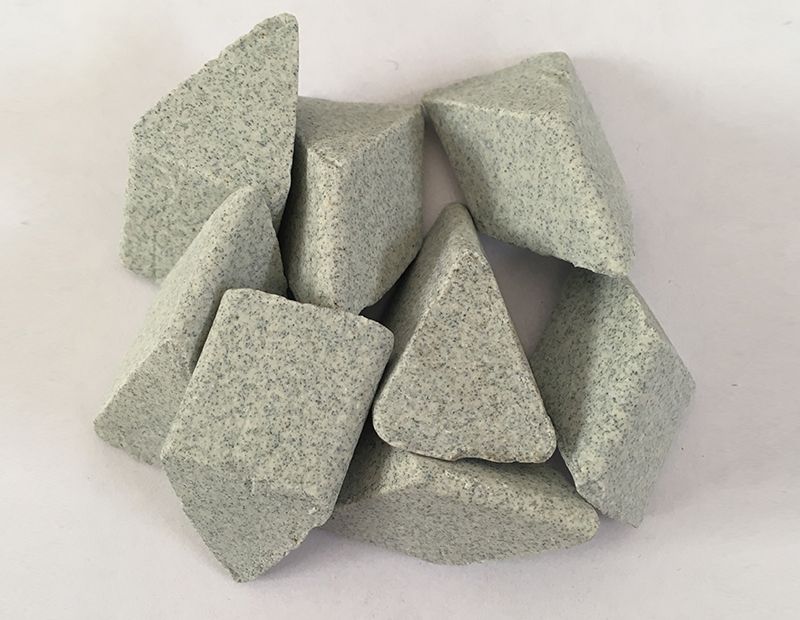 棕剛玉三角形研磨石10×10